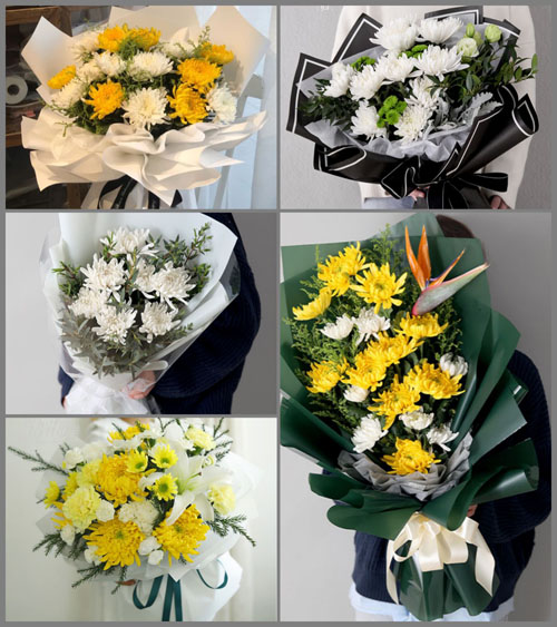 山西晋中介休市绵山镇万果村白事花束代送